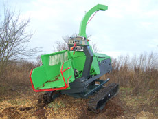 Jensen Woodchipper Custom model on tracks