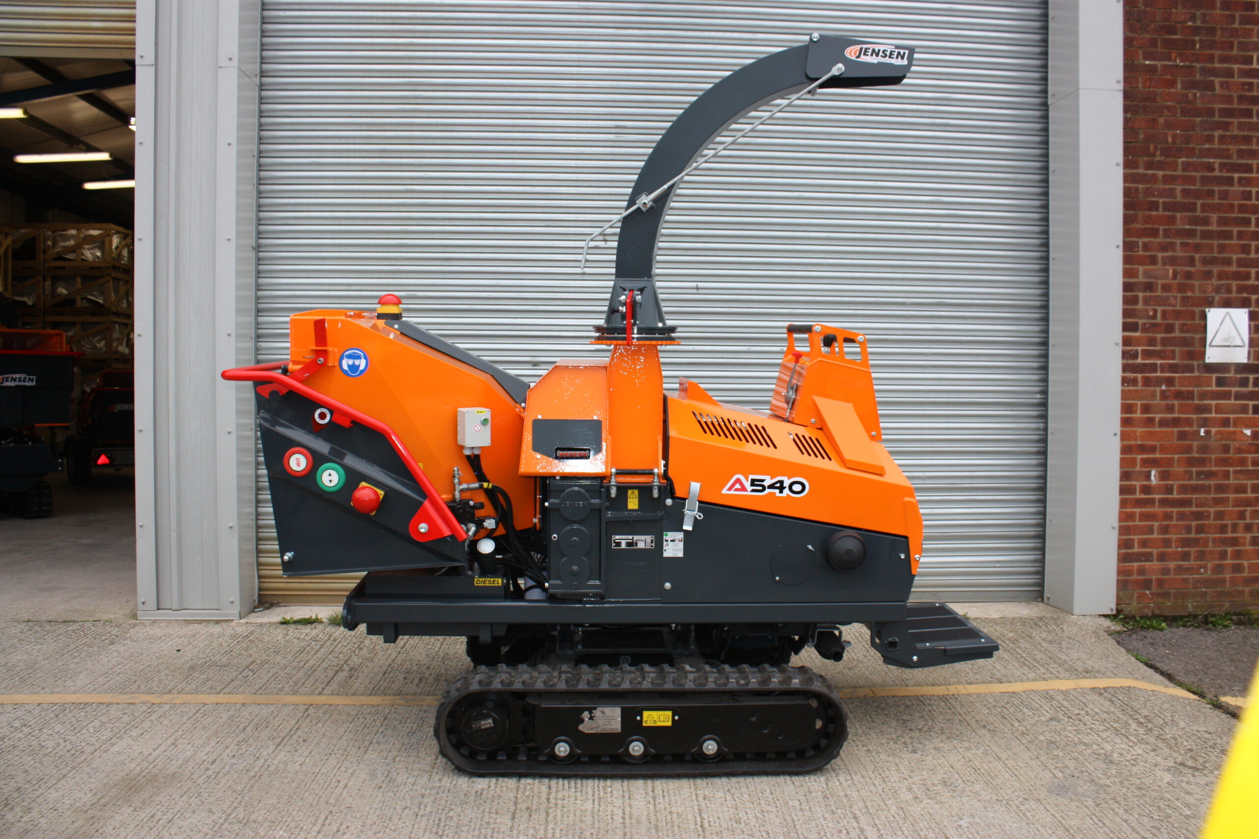 Jensen Variable Tracked A540XL 8 Inch 25hp Diesel Woodchipper 
